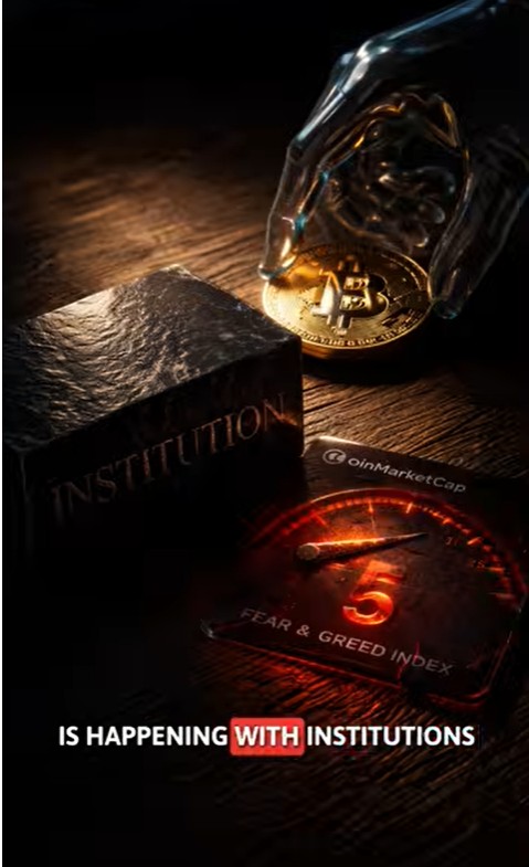 Bitcoin Fear at 5… But Institutions Are Buying (What This Means)